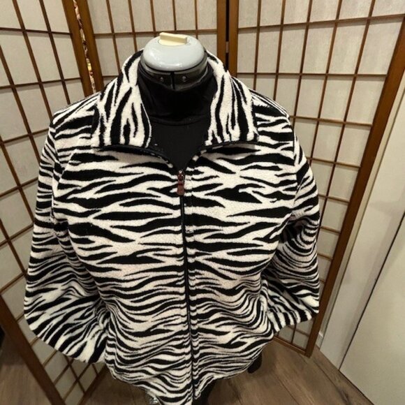Zebra Striped Jacket - Picture 1 of 2